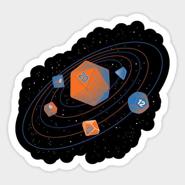 "Critical Space" Sticker by polaritees